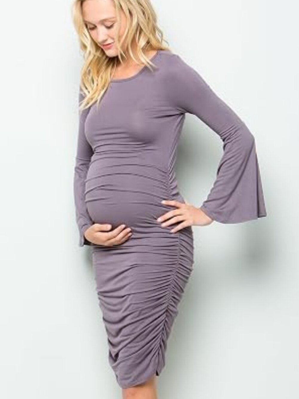 Women's Maternity Fitted Stretch Dress
